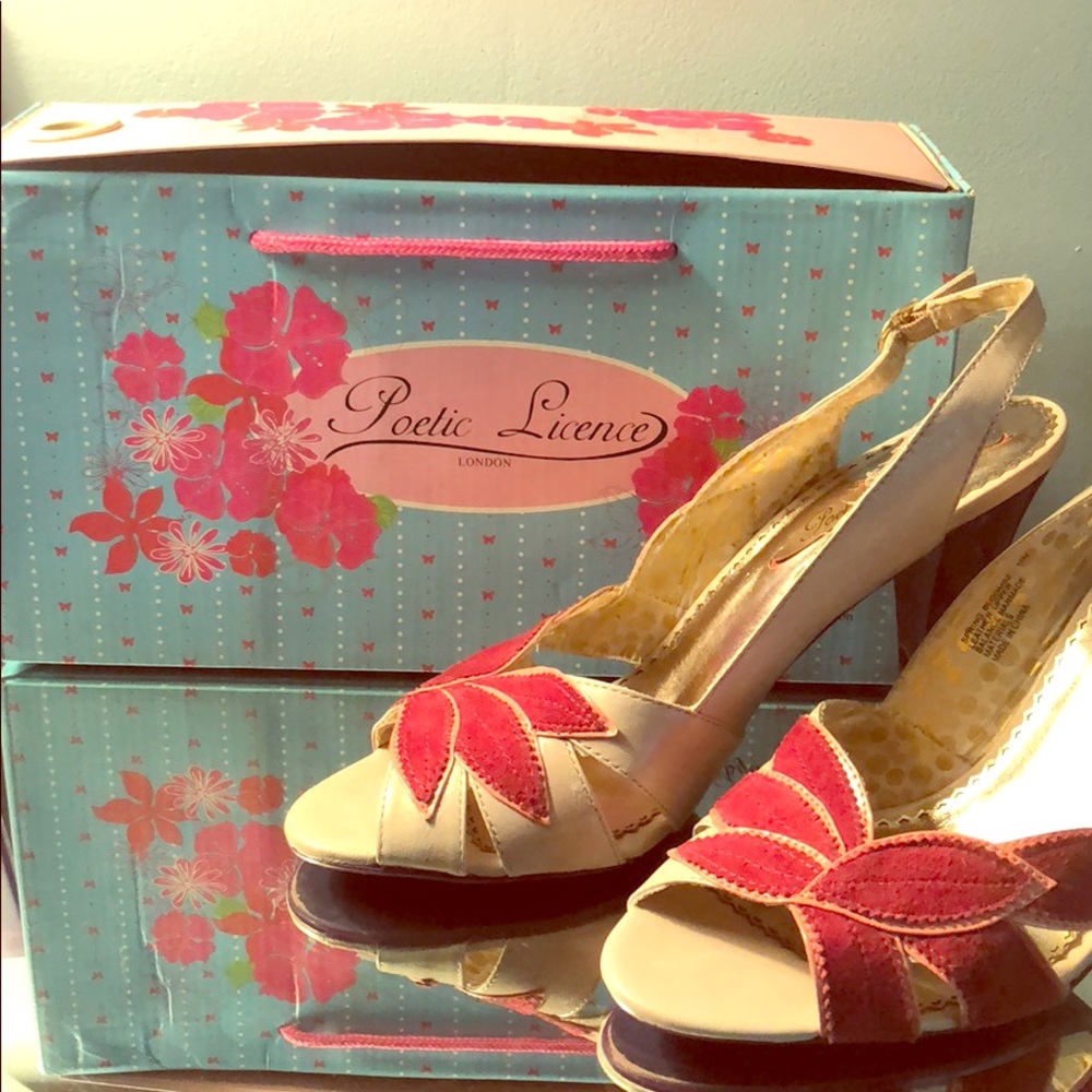 Petal Detail Heels